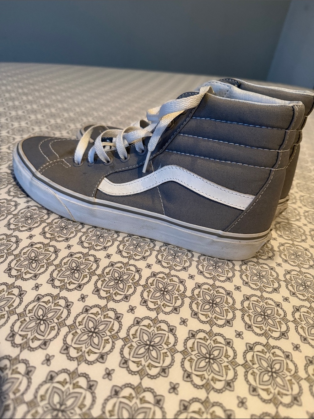 Grey Vans Old Skill Hightop